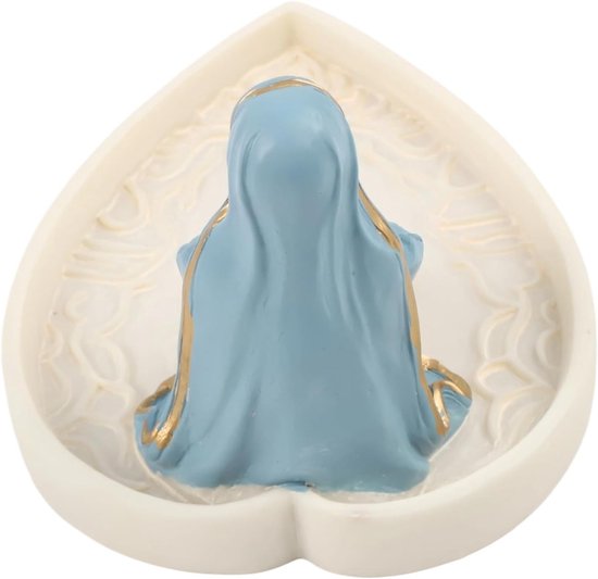 Rozenkrans Houder - Religieuze Doos - Geloof Uiten - Elegant Ontwerp - 15x12x5cm - Blauw Rood — afbeelding 5