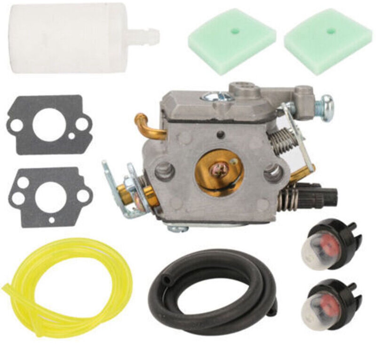 Carburateur geschikt voor slang en pakking geschikt voor Husqvarna 123 233 322 323 325 326 Zama C1Q-EL24 kettingzagen.