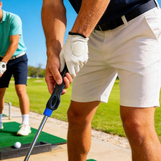 Golf Grip Trainer - Swing Corrector Hand Positie - Golf Oefenen - Antislip Duurzaam ABS - 15.6 cm - Blauw van GOLF — afbeelding 2