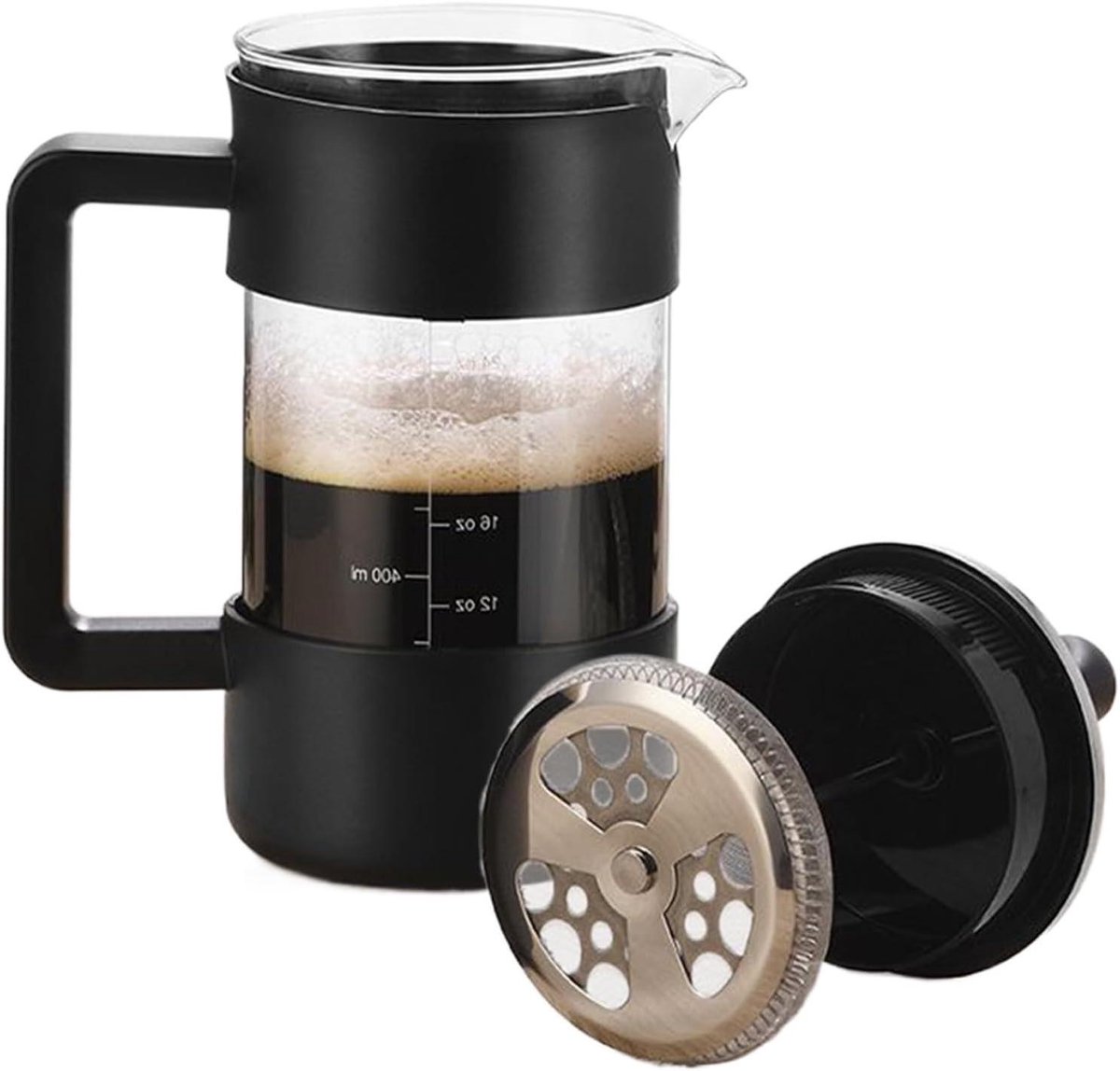 Gepresse Koffiezetter - Koffiezetter 1 Liter - Koffie Zetten - Geurversterkend Ontwerp - 1 Liter - Niet gespecificeerd