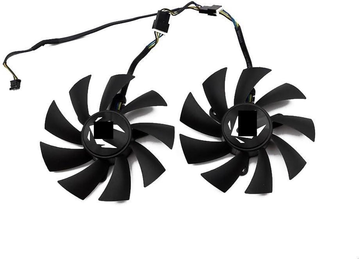 Grafische Kaart Ventilator - GPU Koeler - Computer Onderhoud - Model GA92S2U - 87mm - Zwart