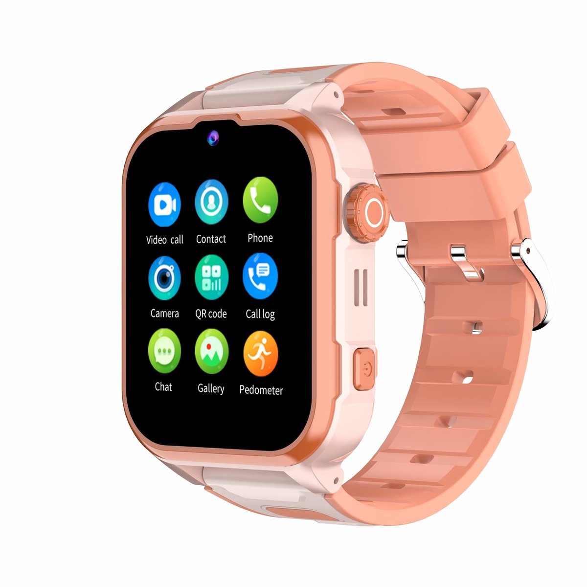 Denver Kindersmartwatch met GPS - Videobellen/SMS - SOS-knop - 4G - GPS Tracker - Simkaart - SWGL149OR - Oranje
