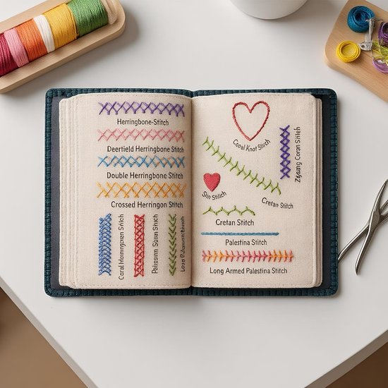 Borduurpatroon Boek - Handwerk Gids - Creatief Hobbyen - 106 Ontwerp Pagina's - 18x13cm - Niet gespecificeerd — afbeelding 3