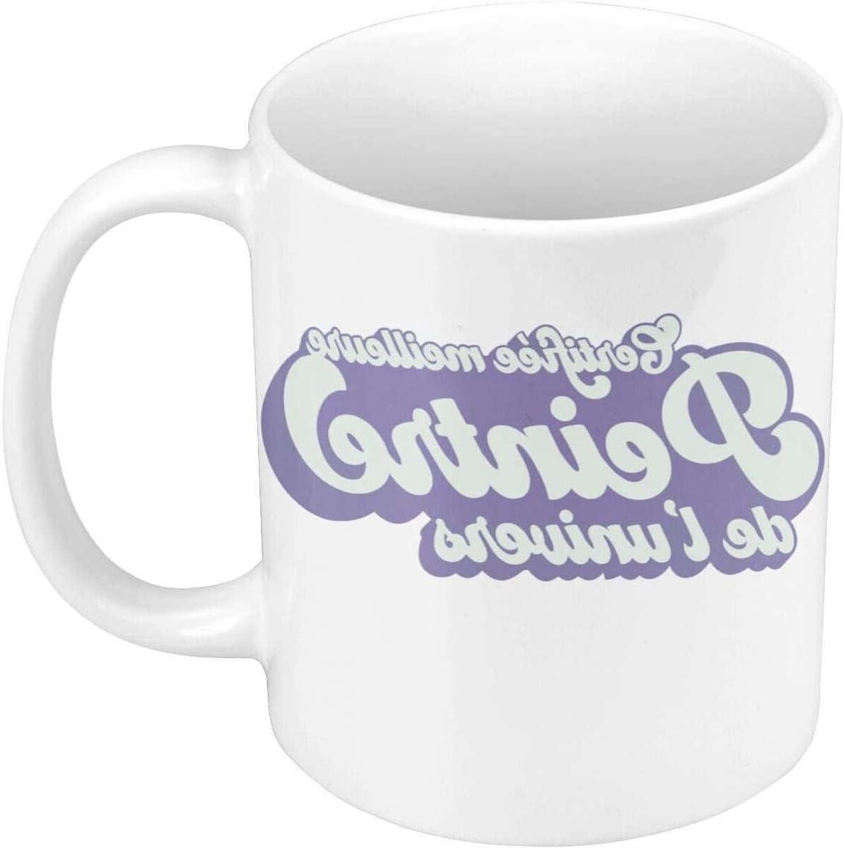 Keramische Mok - Koffiebeker Theeglas - Dagelijks Gebruik - Vaatwasserbestendig - 325 ml - Wit