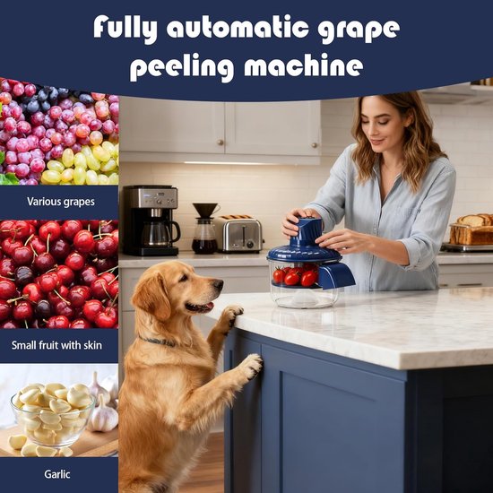 Elektrische Schilmachine - Automatische Peeler - Keuken Voorbereiding - Draadloze Draagbaarheid - Grote Capaciteit - Uniek — afbeelding 3