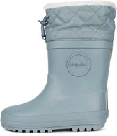 Druppies Winterlaarzen Dames - Gevoerde Regenlaarzen - Snowboots - IJsblauw - Maat 38