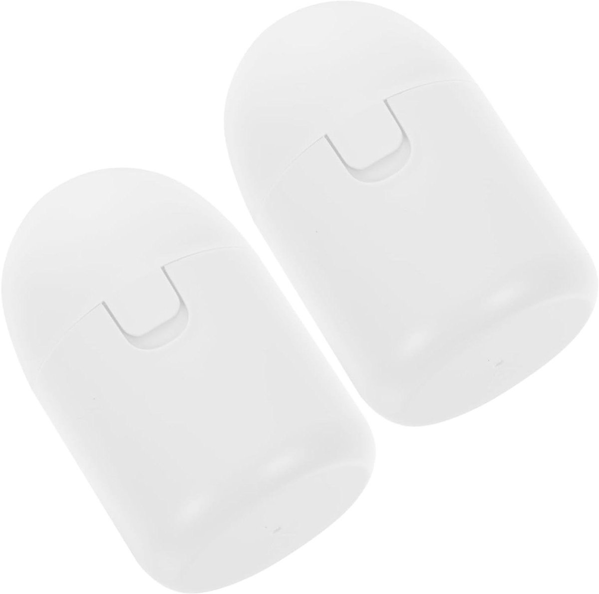 Opbergdoos Periode Schijf - Menstruatie Cup Houder - Persoonlijke Hygiëne - Compact En Lichtgewicht - 2 Stuks - Wit