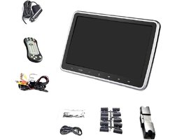 Auto Hoofdsteun Monitor - Autoscherm Tablet - Film Kijken - Ingebouwde DVD Speler - 10.1 Inch Scherm - Zwart