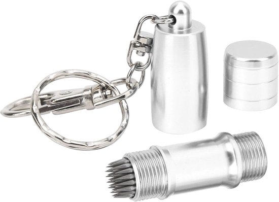 Keurpunt-picker Roestvrij Staal - Dubbele Puntenpicker - Sleutelhanger - Compact - Duurzaam - Voor Biljartliefhebbers - Keu-reparatiegereedschap — afbeelding 4