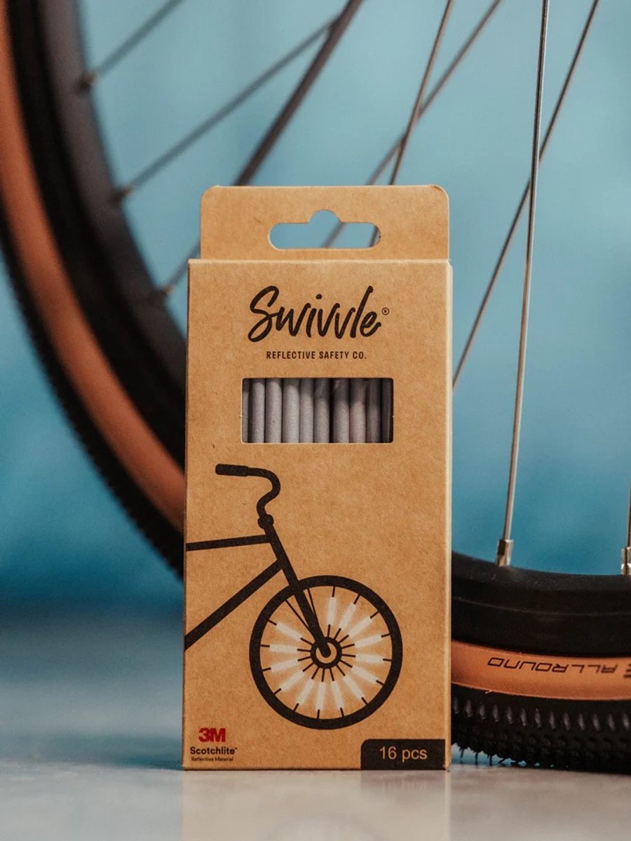 Swivvle® VELA Spaakreflectoren Fiets - 16 stuks - 15 cm - 3M Scotchlite Zonder Gereedschap - Zijdelingse Zichtbaarheid