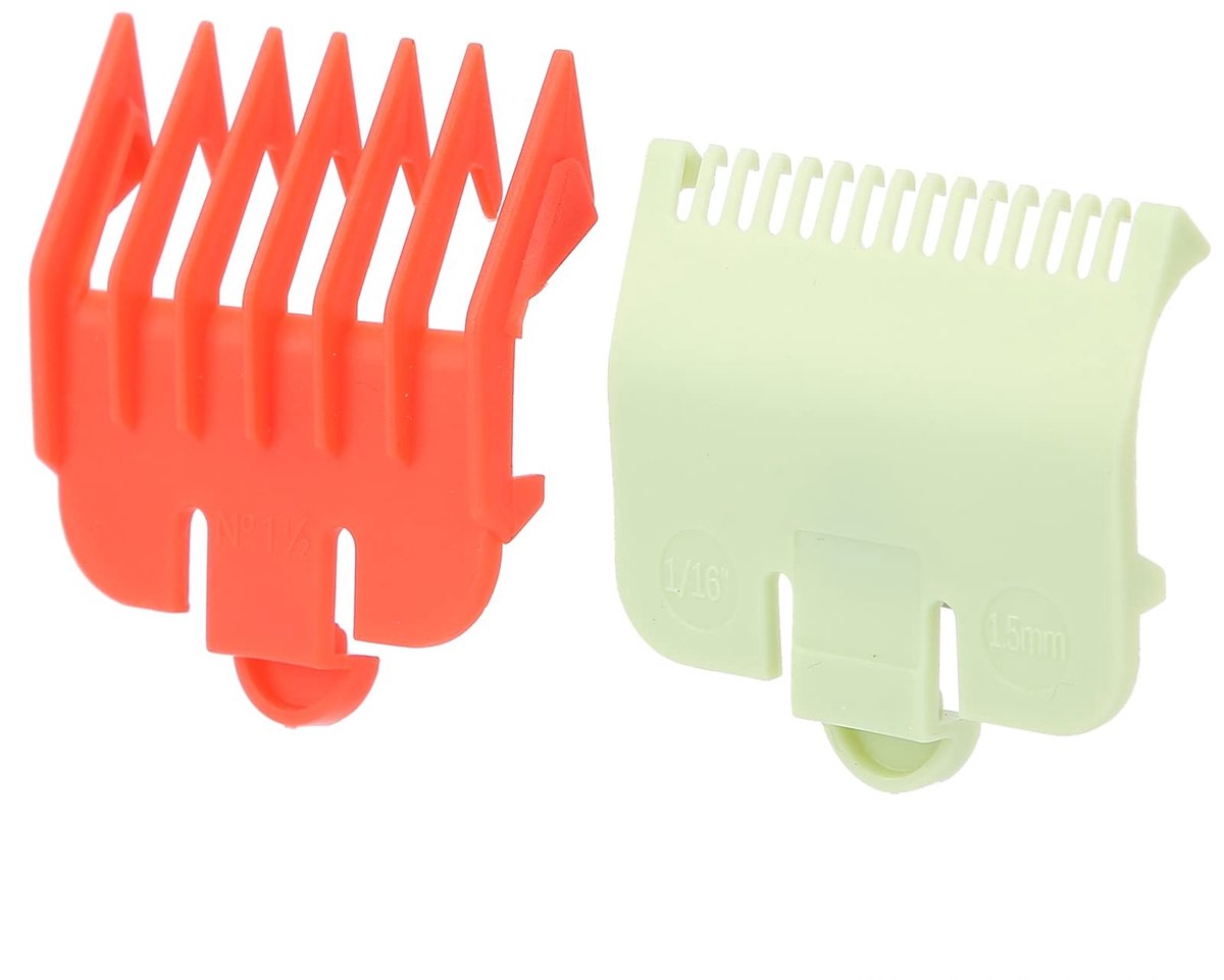 Cosensi - Dailygoods - Dailygoody - Gekke Verkoop Gidskammen - Professionele Haarbeschermers - Ideaal voor Thuis en Salon - Rood en Groen - Tondeuse Gidskam - Voor Reis en T