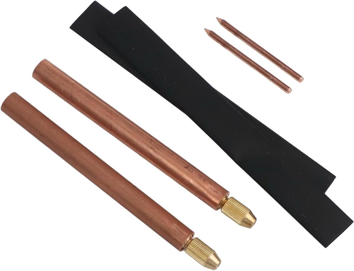 Puntlas Pen - Las Gereedschap - Batterij Projecten - Koperen Kern - 3 mm - Zwart