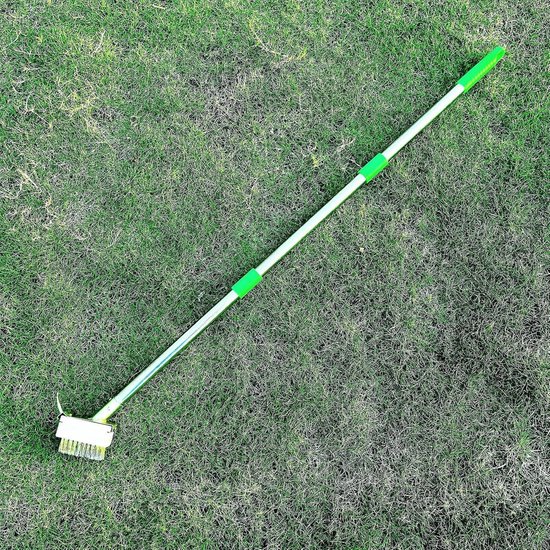 Tuingereedschap 2-in-1 - Mosverwijderaar Schraper - Terrassen Reinigen - Verstelbare Lengte - Tot 1.48m - Grijs van Tuingereedschap. — afbeelding 4