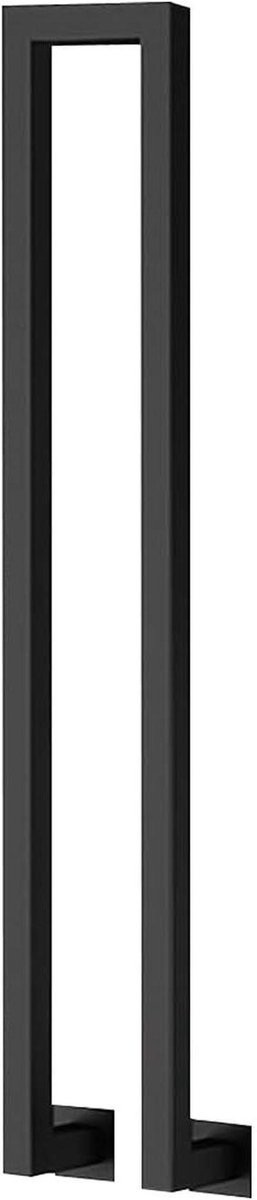 Trapleuning Metaal - Veranda Leuning - Veilige Trappen - Stevig Smeedijzer - 50cm - Mat Zwart