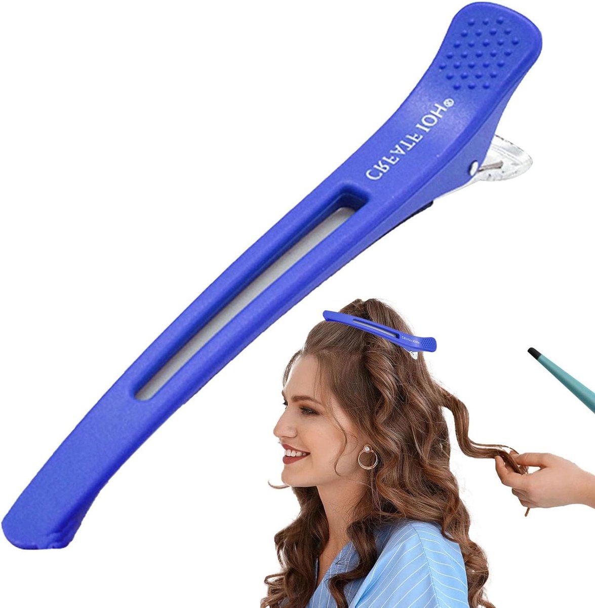 Haarclips - Eendenbek clips - Haar stylen - Verbeterde sterkte - 7.5 cm - Divers