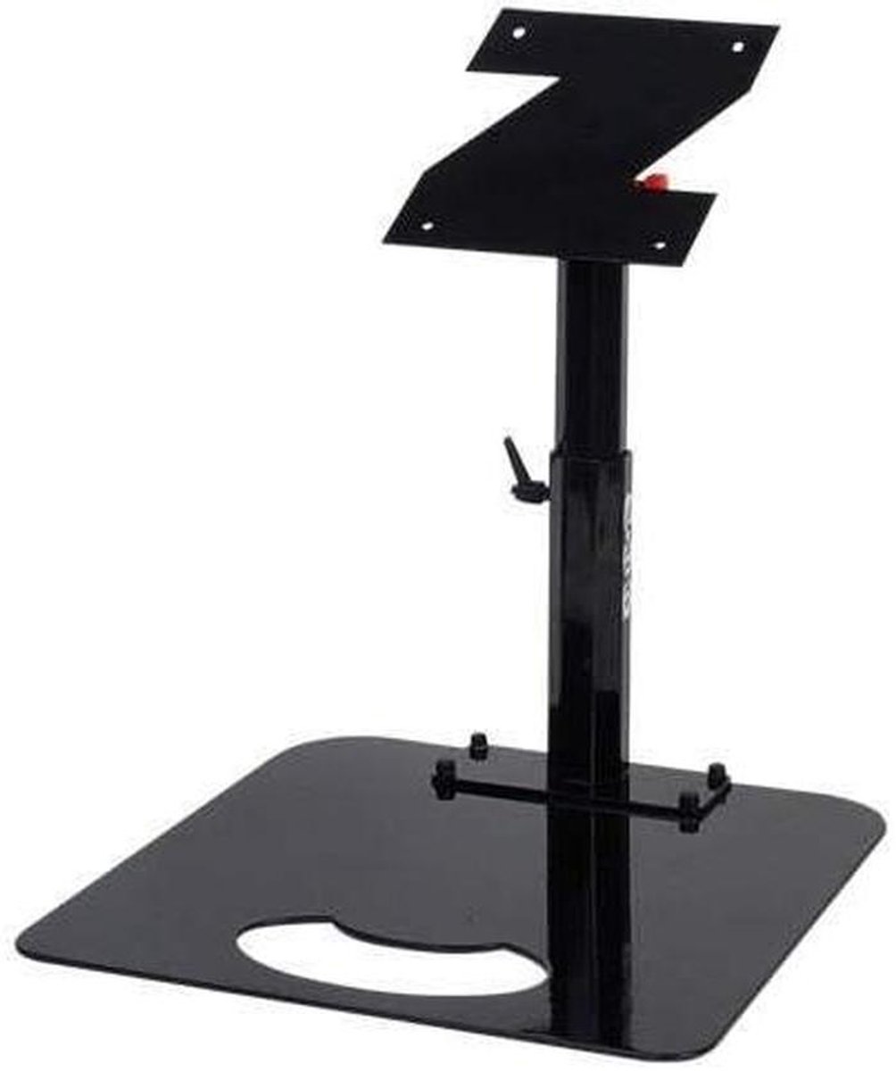 DJ Stand - Muziek Plateau - Muziek Draaien - Robuuste Constructie - Verstelbaar - Zwart