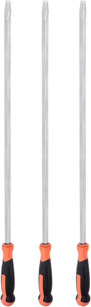 Impact Break Off Schroevendraaier Set, Platte Kop, 3 Stuks, 14mm Rechthoekige Handgreep, 71 cm voor Industrie en Auto Reparatie