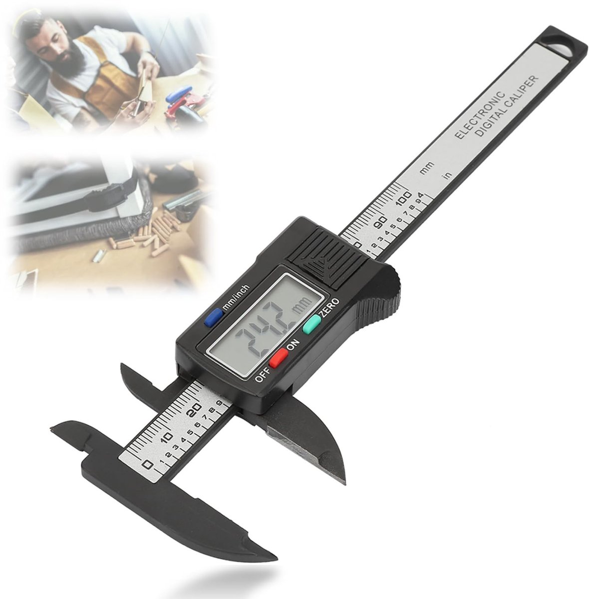Innovra - Dailygoods - Digitale Schuifmaat met LCD-display