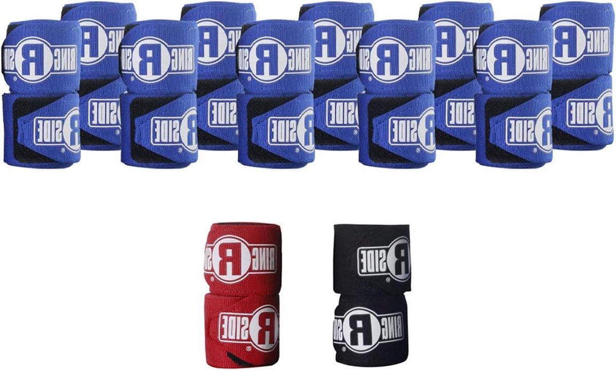 Mexicaanse Handwraps - Sport Zwachtels - Vechtsport Training - Authentiek Ontwerp - 200 inch - Blauw