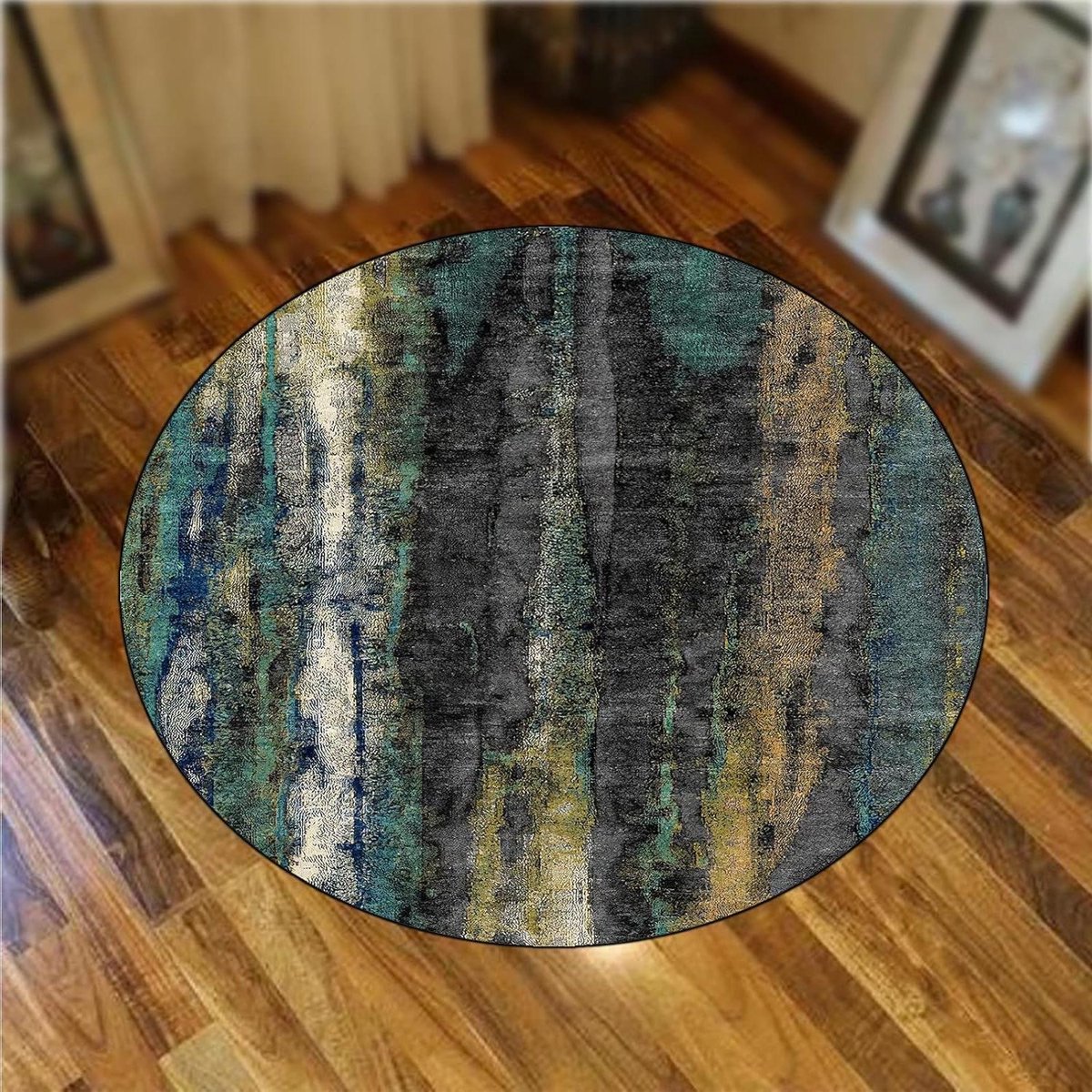 Rond Vloerkleed - Zachte Vloerbedekking - Woonkamer Decoratie - Wasbaar Gemakkelijk - Ø 20
