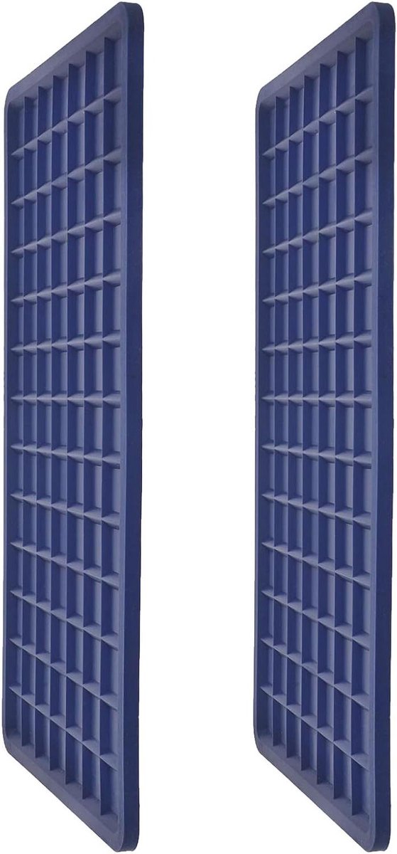 Strijkmat Set - Hittebestendige Mat - Bescherming Tafel - Veelzijdig Gebruik - 2 Stuks - Blauw