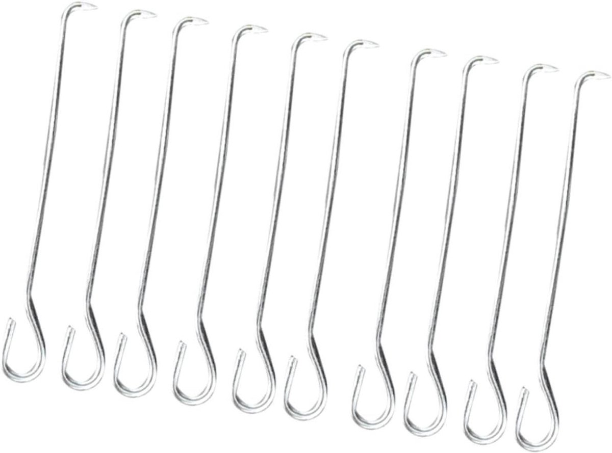 Afdichtring Gereedschap - Haak Set - Mixer Onderhoud - Roestvrij Staal - 10 Stuks - Zilver