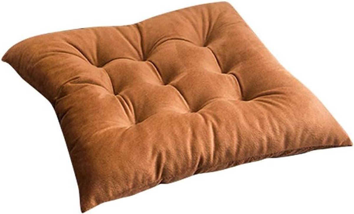 Stoelkussens met linten - Zitkussens - Comfortabel zitten - Vast te binden - 40x40 cm - Gr