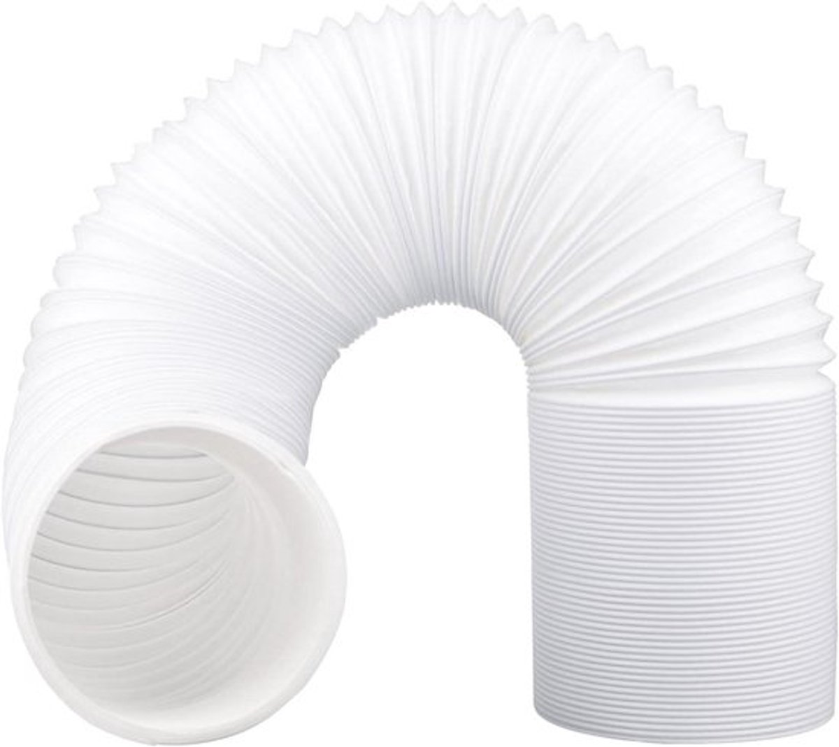 Airco Afvoerslang - Flexibele afvoerslang voor airconditioning - Universele mobiele airco slang - 13 cm diameter - 200 cm lengte - Uittrekbaar & Duurzaam - Eenvoudige Installatie - Geschikt voor Mobiele Airco’s - Installeer met de klok mee