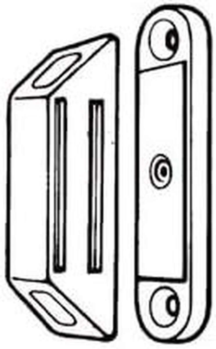 Magnetische Vang - Deur Sluiting - Kasten Dicht Houden - Sterke Magneetkracht - 1 Stuks - Wit