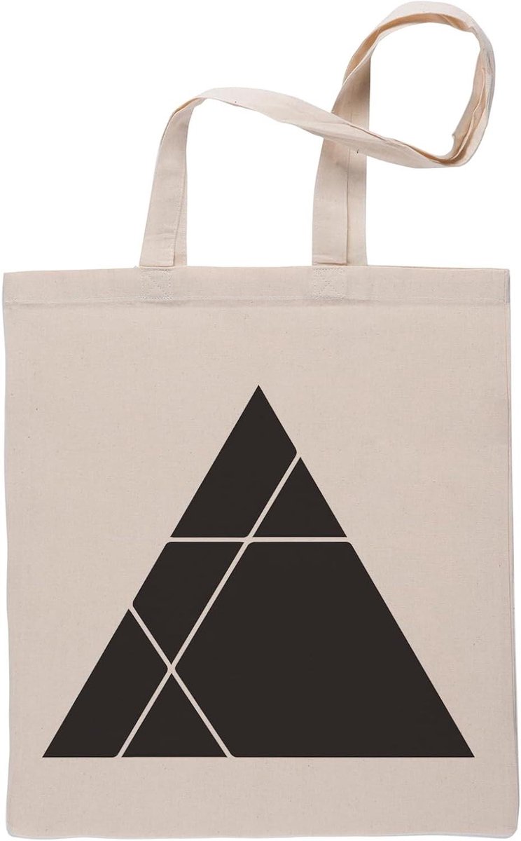 Boodschappentas - Draagtas - Boodschappen doen - Op maat gemaakt - 42 x 38 cm - Beige