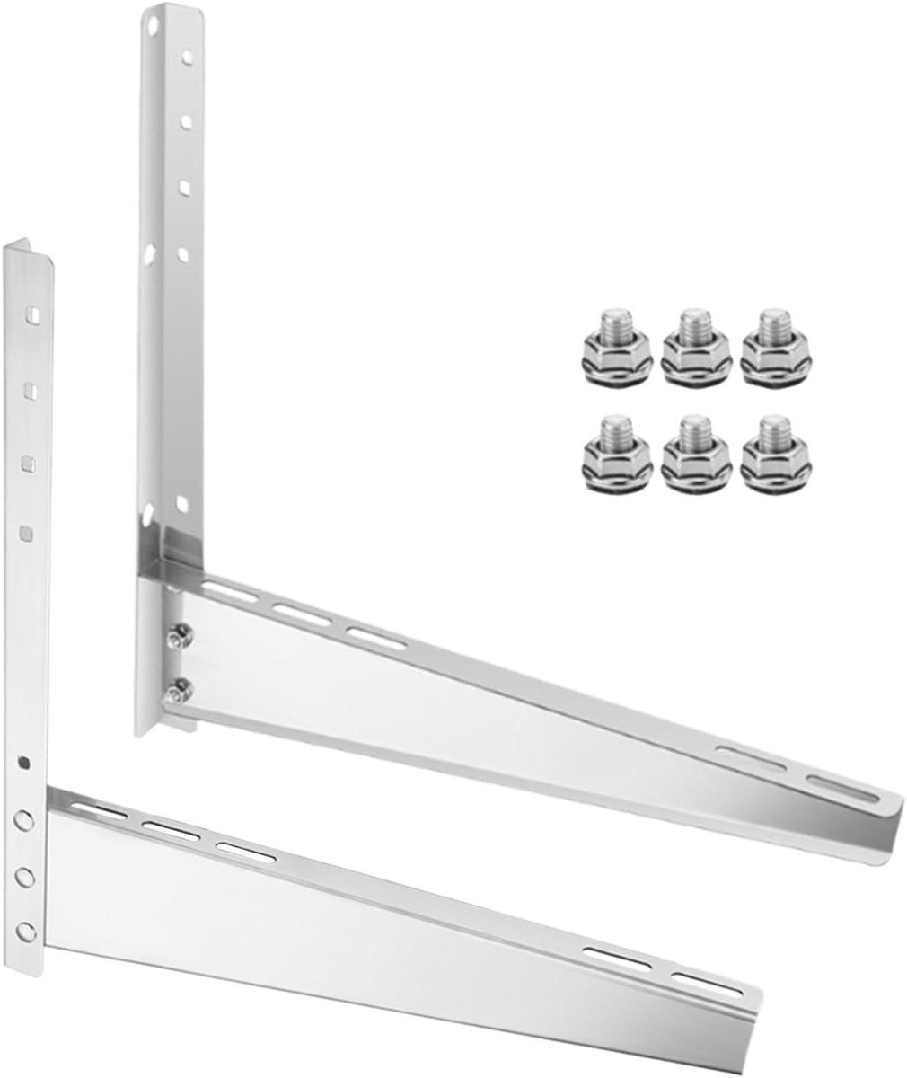 Airco Beugel - Raam AC Montage - Verkoeling Buiten - Roestvrij Staal - 20 inch - Metaal