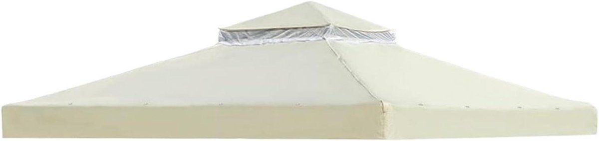 Paviljoen Cover - Tent Dak - Buiten Leven - Dubbellaags Ontwerp - 3 x 3 m - Beige