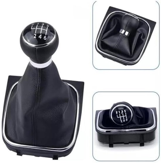 Versnellingspookknop - Schakelknop Handgreep - Comfortabel Rijden - Ergonomisch Ontwerp - 6 Versnellingen - Zwart — afbeelding 4