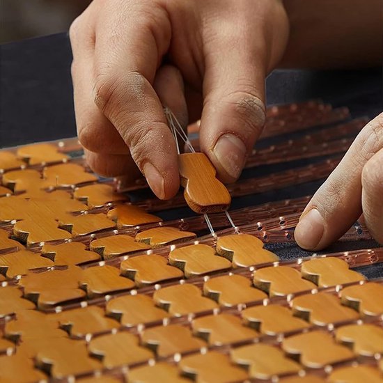 Bamboe Mat,Zomer Slaapmat Snel Koelende Slaapkussens Bamboe Matrashoes Mahjong Koelbed Topper Koellaken,Bamboe Zitkussen,Soepel en Ademend,voor Thuis Slaapkamer Slaapbank (80x180cm) — afbeelding 2