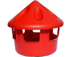 Voer Station - Grit Station - Vogels Voeren - Krachtig Ontwerp - 678 Kubieke Centimeter - Rood