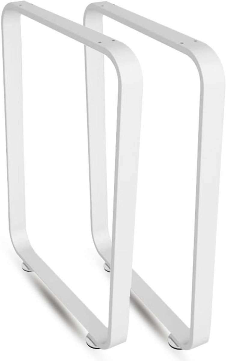 Tafelpoten - Meubelpoten - Bureau Maken - Verstelbare Voeten - 725 cm - Wit
