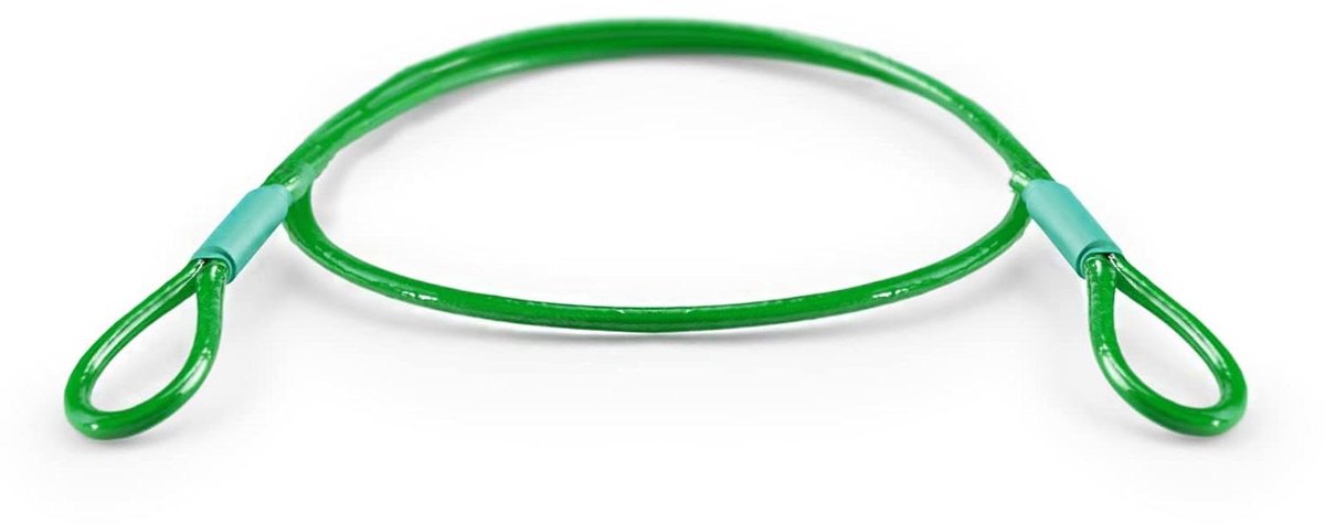 Stalen Kabel - Lus Kabel - Dingen Vastzetten - Gegalvaniseerd Staal - 70 cm - Groen