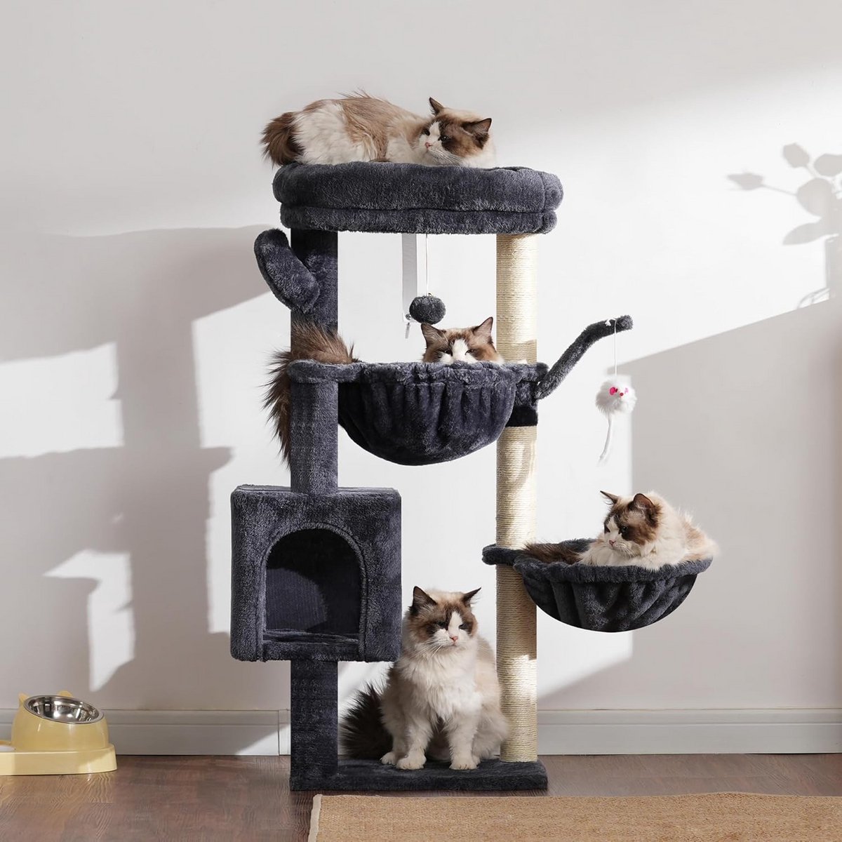 Krabpaal voor Grote Katten - Krabton - Kattenhuis - kattenbasis