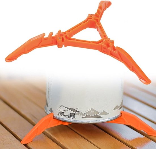 Camping Kookplaat Standaard - Brandstofhouder Stabilisator - Buiten Koken - Opvouwbaar Nylon Ontwerp - 31 Gram - Groen van Camping — afbeelding 2