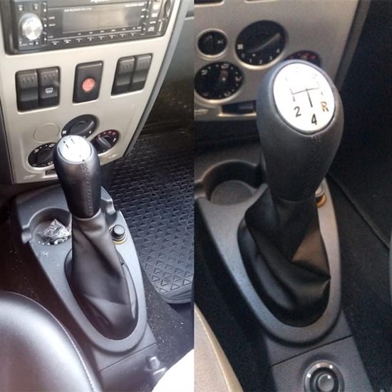Versnellingspook Knop - Schakel Hendel - Auto Interieur - Ergonomische Vormgeving - 10x5 cm - Mat Zwart — afbeelding 2
