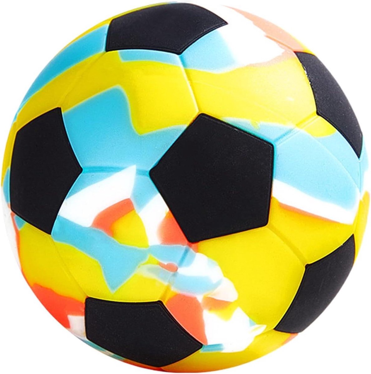 Spiermassagebal - Ontspanningsbal - Spierherstel - Flexibel siliconen oppervlak - 65 cm - Blauw