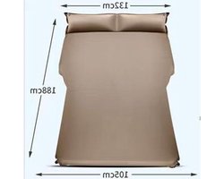 Auto Opblaasbaar Bed - Kampeer Matras - Comfortabel Slapen - Snelle Installatie - Universeel - Grijs