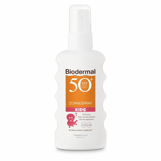 Biodermal Zonnebrand Kind - Zonnespray voor kinderen - SPF 50+ - 175 ml