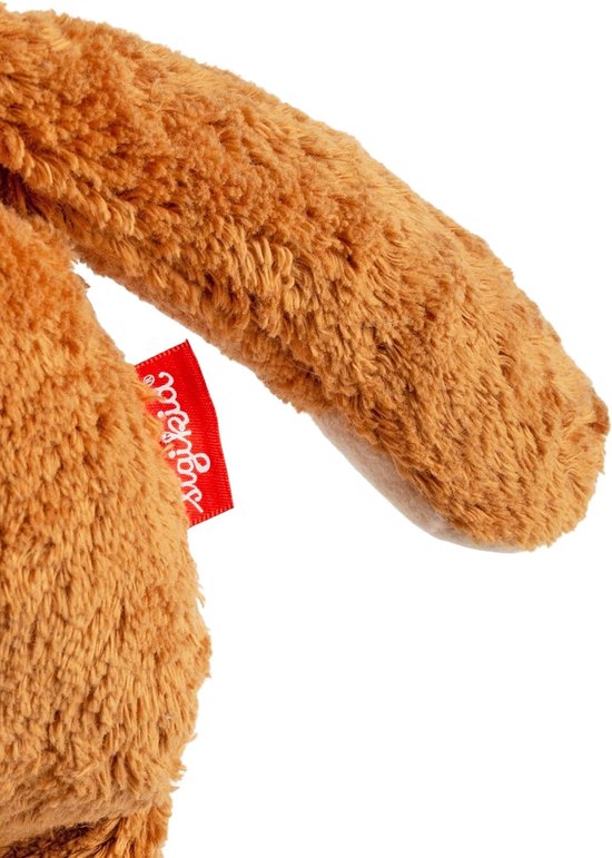 Knuffeldier beer - Pluche vriend - Knuffelen en spelen - Gemaakt van biologisch katoen - 41 cm - Bruin — afbeelding 4