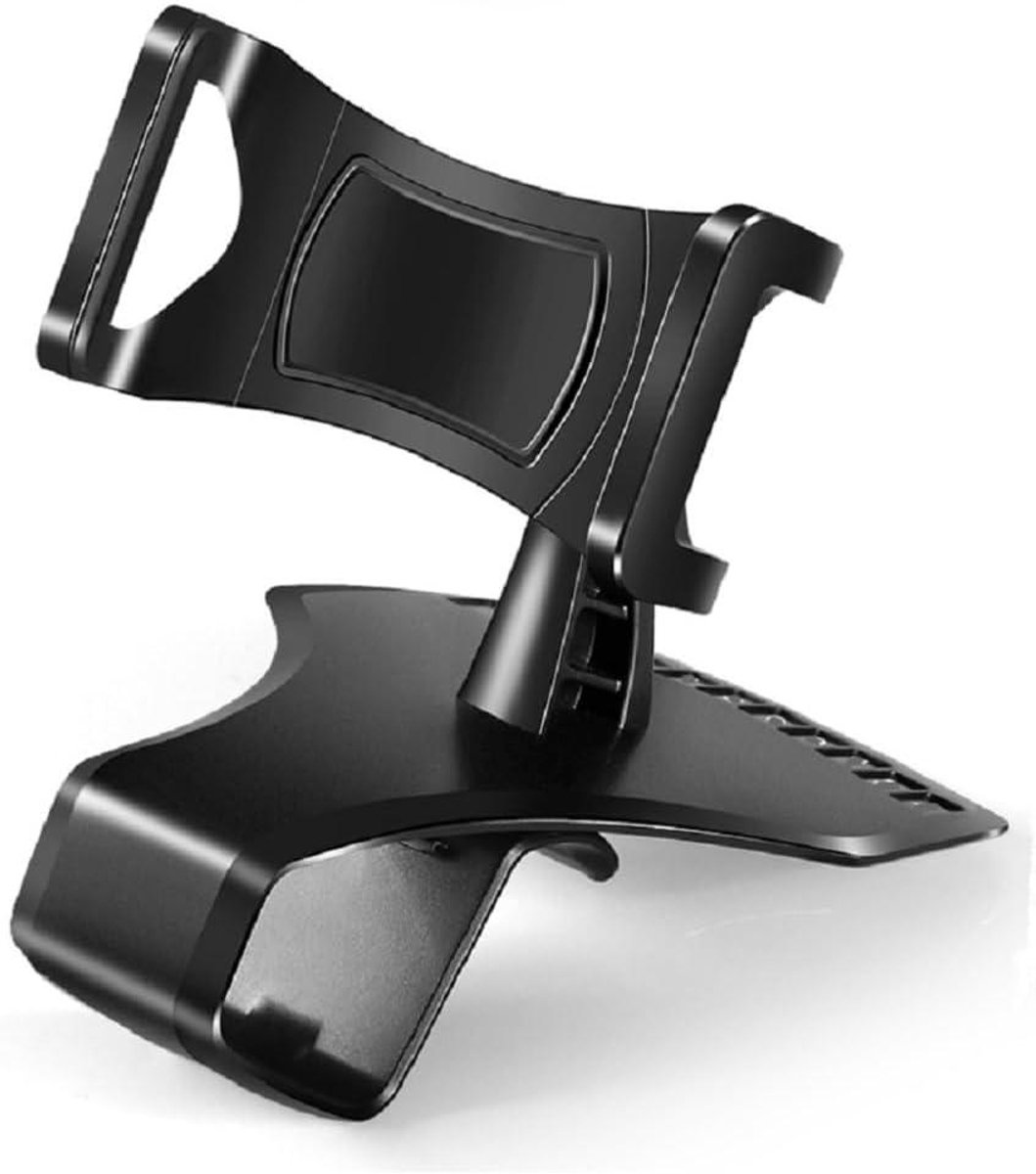 Smartphone Houder - Telefoon Mount - Veilig Rijden - 3-in-1 Bevestiging - 8.7 cm Opening - Zwart