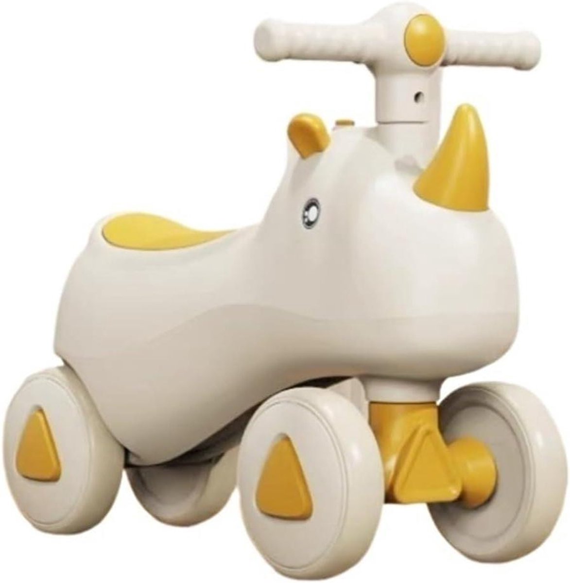Kinderfietsen Wiggle Auto for kinderen Eenhoorn Loopfiets Geen pedaal Duwauto Binnen Buiten Rit op speelgoed for en Fietsen(Gelb No Music Light)