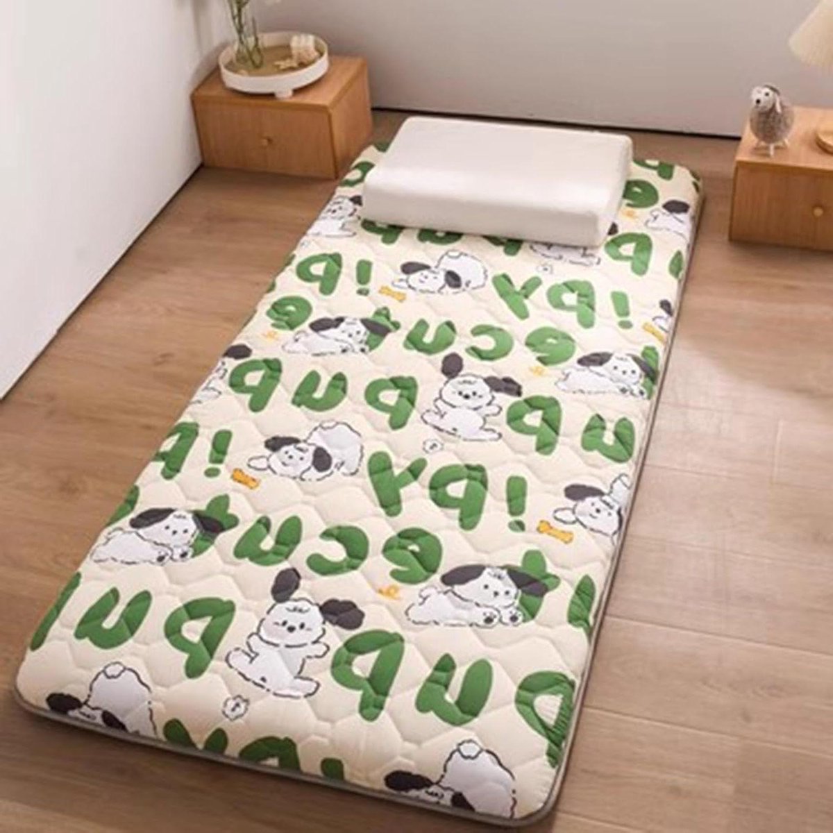 Futon Matras - Vloer Tatami - Comfortabel Slapen - Opvouwbaar Ontwerp - 100x200cm - D