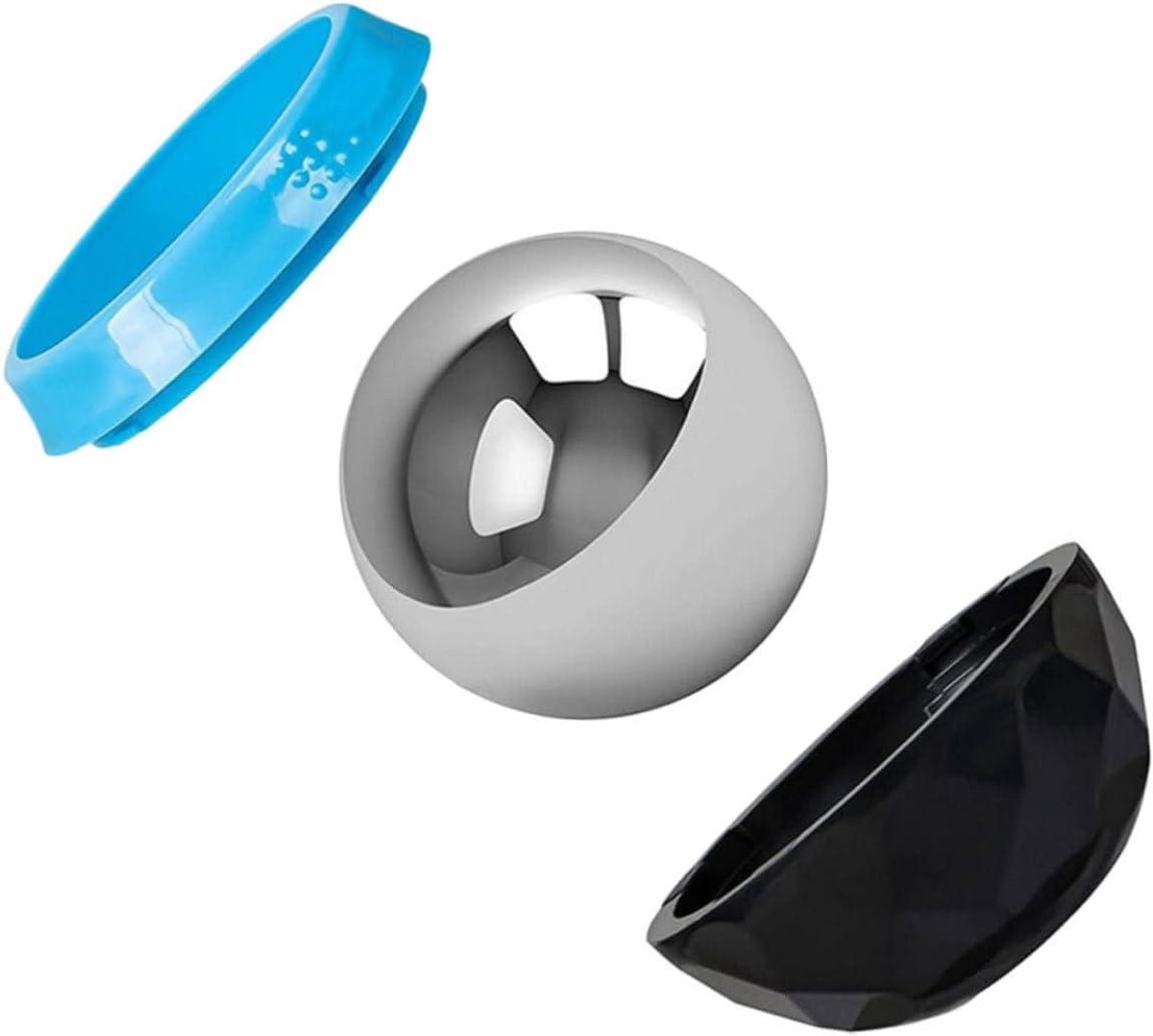 Massagebal - Spier Stimulator - Lichaamsontspanning - Roestvrijstalen Bal - 6.5 cm Hoog - Blauw