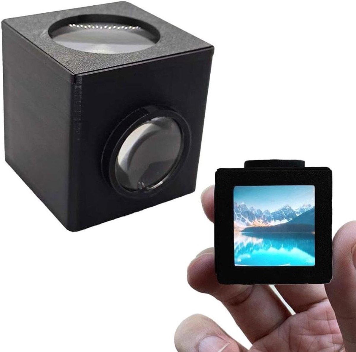 Camera Zoeker - Optische Finder - Precisie Kadrering - Verstelbare Schoenvoet - 28mm Frame - Zwart