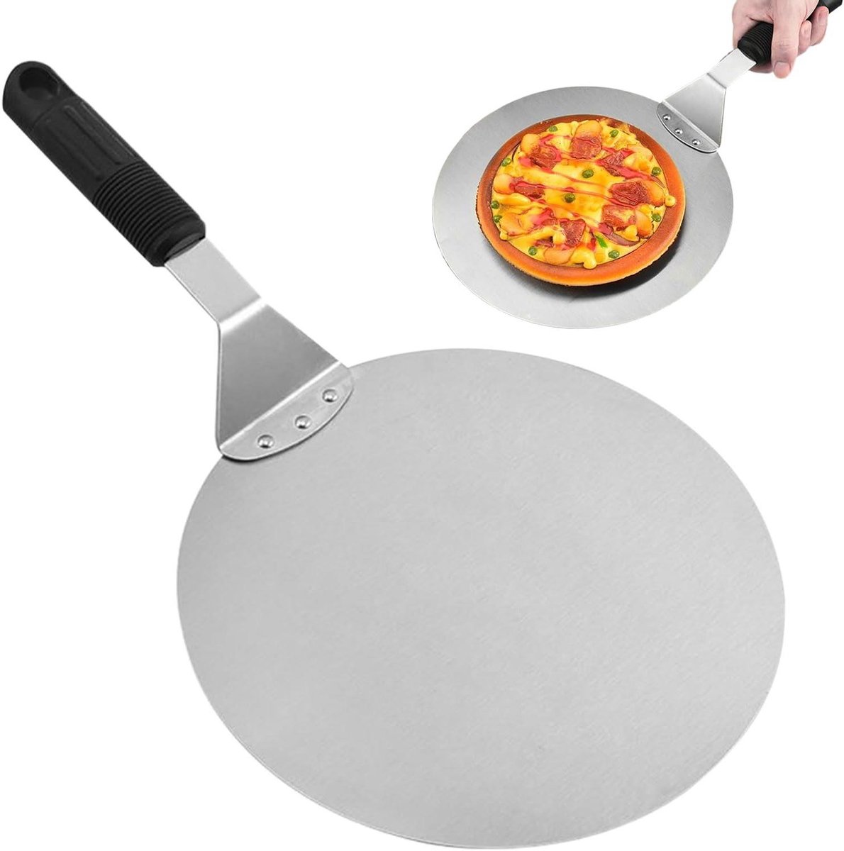 Pizza Schep - Taart Server - Bakken En Serveren - Roestvrij Staal - 25.5 cm - Zilverkleurig